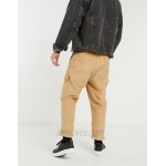 DESIGN relaxed skater fit cargo pants in corduroy