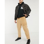 DESIGN relaxed skater fit cargo pants in corduroy