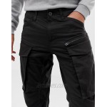 G-Star Rovic tapered fit zip 3D cargo pants in black