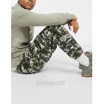 Liquor N Poker cargo pants in geo army print with toggles