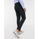 DESIGN super skinny smart pants in black