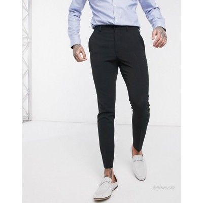  DESIGN super skinny smart pants in black  