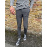 DESIGN tall super skinny smart pants in charcoal