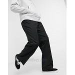 DESIGN wide leg smart pants in black