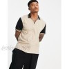  DESIGN relaxed jersey shirt with contrast sleeves  