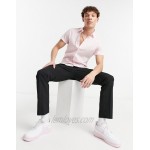 DESIGN stretch slim fit shirt with in pink