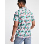 Selected Homme shirt in flamingo print