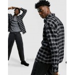 DESIGN 90s oversized check shirt in brushed flannel