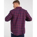 New Look plaid shirt in red and navy