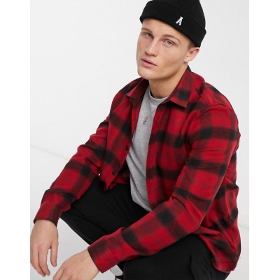 River Island shirt in red shadow check  