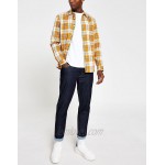 River Island shirt in yellow check