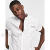  DESIGN slim fit oxford shirt with chest embroidery  