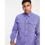 River Island overshirt in lilac
