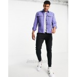 River Island overshirt in lilac