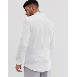 River Island slim oxford shirt in white