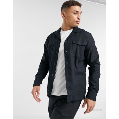 Selected Homme Tailored Studio overshirt in black  