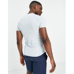 4505 icon muscle fit training T-shirt with quick dry in blue