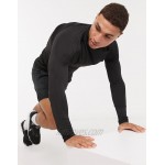 4505 icon training base layer long sleeve t-shirt with quick dry in black