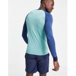 4505 muscle fit training long sleeve t-shirt with contrast panels