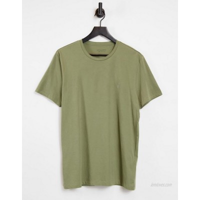 AllSaints tonic t-shirt in dark green  