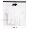  DESIGN 2 pack organic t-shirt with crew neck  