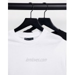 DESIGN 2 pk t-shirt with curved hem
