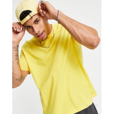  DESIGN organic relaxed fit t-shirt in yellow  
