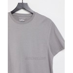 New Look crew t-shirt in light gray