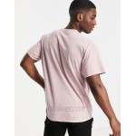 New Look oversized t-shirt with chest print in pink