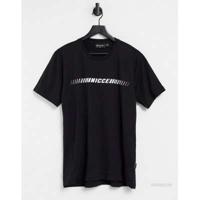 Nicce Arrio front print T-shirt in black  