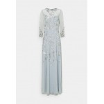 Adrianna Papell BEADED COVERED COCKTAIL LONG Occasion wear blue heather/light blue