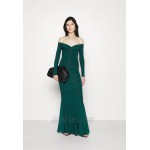 Missguided RUCHED FISHTAIL Occasion wear dark green