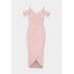 Nly by Nelly OFF SHOULDER PLEAT GOWN Occasion wear dusty pink/pink