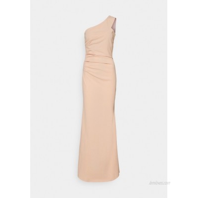 WAL G TALL ONE SHOULDER RUCHED MAXI DRESS Occasion wear salomon/pink/salmon 
