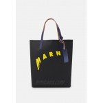 Marni SHOPPING BAG - Tote bag - cement/natural white/thyme/beige