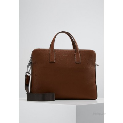 BOSS CROSSTOWN  ZIPS - Briefcase - light pastel brown/brown