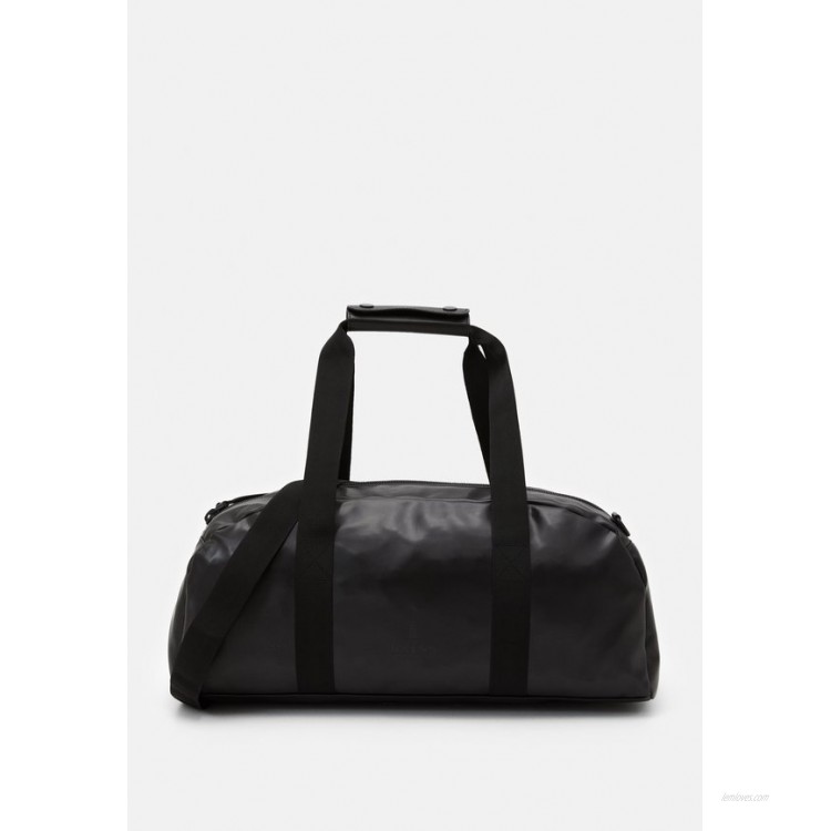 Rains DAILY DUFFEL SMALL UNISEX - Sports bag - shiny black/black
