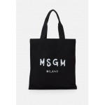 MSGM SHOPPING PAINT BRUSHED LOGO - Tote bag - black
