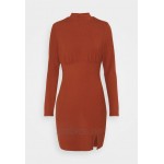 Glamorous LONG SLEEVE DRESS Shift dress rust/orange