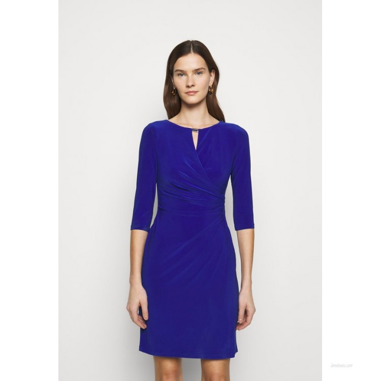 Lauren Ralph Lauren MID WEIGHT DRESS TRIM Shift dress french ultramarin/blue