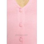 Missguided COLLARED BUTTON THRU MINI Jersey dress baby pink/light pink