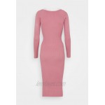 Missguided Petite BUTTON THROUGH CARDI DRESS Jumper dress pink/light pink