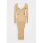 Missguided Tall SWEETHEART BELTED DRESS Shift dress camel 