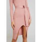Missguided WAIST MIDI DRESS Shift dress pink