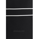 Anna Field CONTRAST PIPING CINTURED MINI DRESS Jumper dress black / white/black