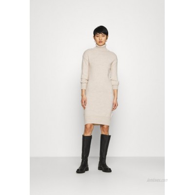 Dorothy Perkins COSY ROLL NECK DRESS Jumper dress oatmeal/offwhite 