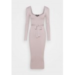 Missguided SWEETHEART BELTED MIDAXI DRESS Jumper dress lilac