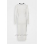 Missguided Tall BUTTON THROUGH CARDI DRESS Jumper dress white