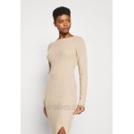 Nly by Nelly TWISTED BACK DRESS Jumper dress beige