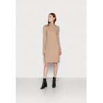 PIECES Tall PCPAM HIGH NECK DRESS Jumper dress warm taupe/nude